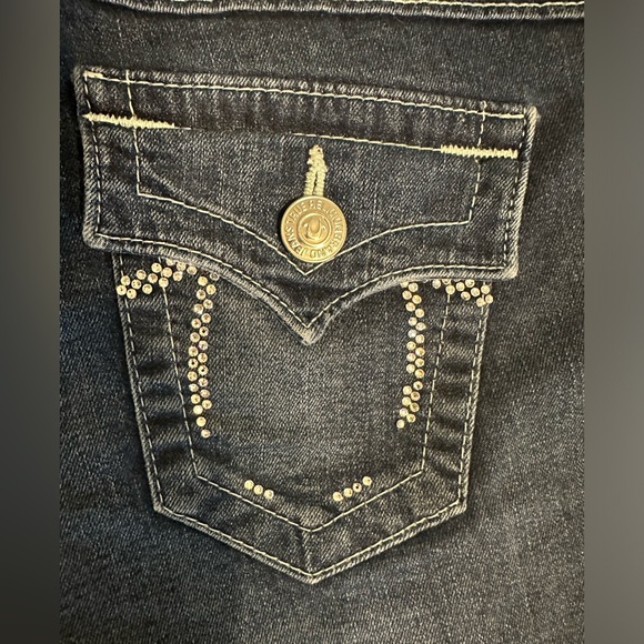 True Religion Mid Cut Off Shorts ‘Rare’ - Size 28 - Picture 6 of 6